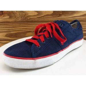 Polo Ralph Lauren Sz 11‎ Sneaker Blue Fabric Men Lace Up Clifton Medium